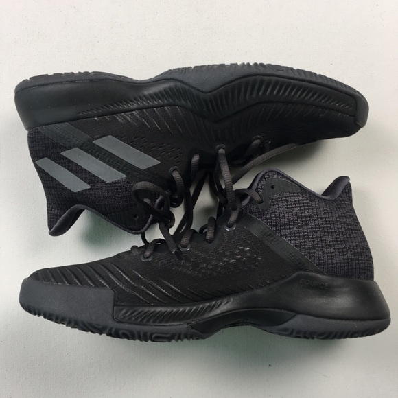 Adidas Mens Bounce Basketball Sneakers 9 D12 - Picture 2 of 6
